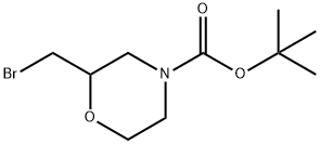 4-Boc-2-(broMoMethyl)Morpholine Structural