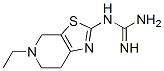 Guanidine, (5-ethyl-4,5,6,7-tetrahydrothiazolo[5,4-c]pyridin-2-yl)- (9CI) Structural