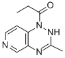 Pyrido(3,4-e)-1,2,4-triazine, 1,2-dihydro-3-methyl-1-(1-oxopropyl)- Structural