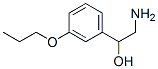 Benzenemethanol, alpha-(aminomethyl)-3-propoxy- (9CI) Structural