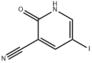 3-Cyano-2-hydroxy-5-iodopyridine Structural