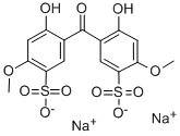 Disodium 2,2'-dihydroxy-4,4'-dimethoxy-5,5'-disulfobenzophenone Structural