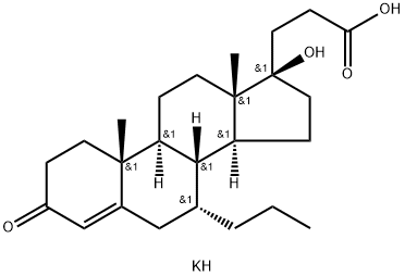 (7A,17A)-17-HYDROXY-3-OXO-7-PROPYLPREGN-4-ENE-21-CARBOXYLIC ACID, POTASSIUM SALT