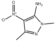 5-AMINO-1,3-DIMETHYL-4-NITROPYRAZOLE Structural