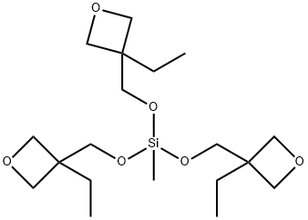 tris[(3-ethyloxetan-3-yl)methoxy]methylsilane  Structural