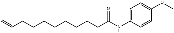 N-(4-Methoxyphenyl)-10-undecenamide Structural