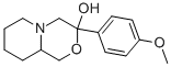 Octahydro-3-(4-methoxyphenyl)-pyrido[2,1-c][1,4]oxazin-3-ol Structural