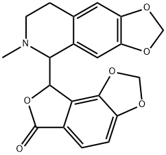 8-(5,6,7,8-Tetrahydro-6-methyl-1,3-dioxolo[4,5-g]isoquinolin-5-yl)furo[3,4-e]-1,3-benzodioxol-6(8H)-one