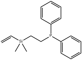 VINYL(DIPHENYLPHOSPHINOETHYL)DIMETHYLSILANE Structural