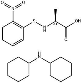 N-2-NITROPHENYLSULFENYL-L-ALANINE DICYCLOHEXYLAMMONIUM SALT Structural