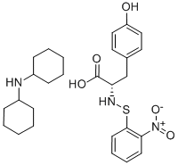 N-O-NITROPHENYLSULFENYL-L-TYROSINE DI(CYCLOHEXYL)AMMONIUM SALT Structural