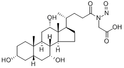 N-nitrosoglycocholic acid Structural