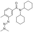 p-Toluamide, N,N-dicyclohexyl-3-(3,3-dimethyltriazeno)-