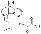 2-(3-Methyl-2-butenyl)-1,2,3,4,5,6-hexahydro-1,6-methano-2-benzazocine  oxalate Structural