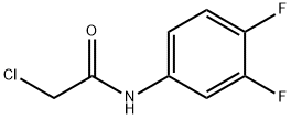 2-CHLORO-N-(3,4-DIFLUOROPHENYL)ACETAMIDE Structural