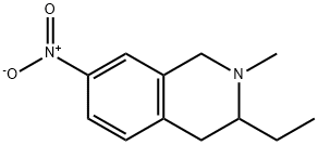 Isoquinoline, 3-ethyl-1,2,3,4-tetrahydro-2-methyl-7-nitro- (9CI) Structural