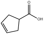 3-Cyclopentene-1-carboxylic acid Structural