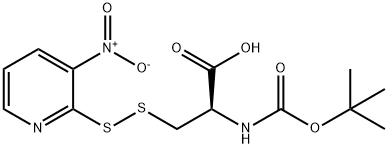 BOC-CYS(NPYS)-OH Structural