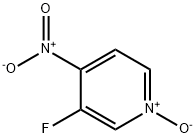 3-FLUORO-4-NITROPYRIDINE-N-OXIDE Structural