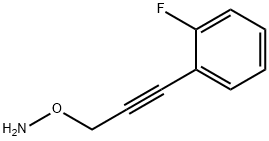 Hydroxylamine, O-[3-(2-fluorophenyl)-2-propynyl]- (9CI) Structural