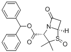 (2S,5R)-4-THIA-1-AZABICYCLO[3.2.0]HEPTANE-2-CARBOXYLIC ACID, 3,3-DIMETHYL-7-OXO-, DIPHENYLMETHYL ESTER, 4-OXIDE Structural