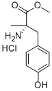 ALPHA-METHYL-L-P-TYROSINE METHYL ESTER HYDROCHLORIDE Structural