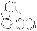 (+-)-N-(3,4,4a,5-Tetrahydro-1H-(1,3)-thiazino(3,4-a)indol-1-ylidene)-5 -isoquinolinamine