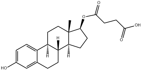 beta-Estradiol 17-hemisuccinate Structural