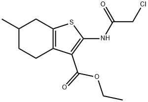 2-(2-CHLORO-ACETYLAMINO)-6-METHYL-4,5,6,7-TETRAHYDRO-BENZO[B]THIOPHENE-3-CARBOXYLIC ACID ETHYL ESTER