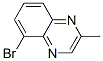 Quinoxaline, 5-bromo-2-methyl- Structural