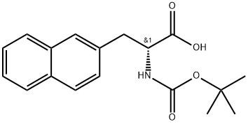 Boc-3-(2-Naphthyl)-D-alanine Structural