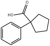 1-Phenylcyclopentanecarboxylic acid Structural