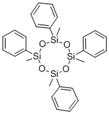 2,4,6,8-tetramethyl-2,4,6,8-tetraphenylcyclotetrasiloxane Structural