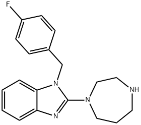 2-[1,4]DIAZEPAN-1-YL-1-(4-FLUORO-BENZYL)-1H-BENZOIMIDAZOLE