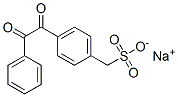 sodium 4-(oxophenylacetyl)toluene-alpha-sulphonate Structural
