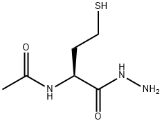 2-ACETAMIDO-4-MERCAPTOBUTANOIC ACID HYDRAZIDE Structural