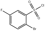 2-broMo-5-fluorobenzene-1-sulfonyl chloride Structural