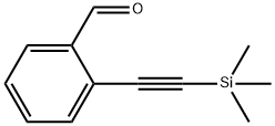 2-(TRIMETHYLSILYL)ETHYNYLBENZALDEHYDE Structural