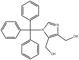 [4-(HYDROXYMETHYL)-1-TRITYL-1H-IMIDAZOL-5-YL]METHANOL Structural