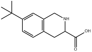 7-TERT-BUTYL-1,2,3,4-TETRAHYDROISOQUINOLINE-3-CARBOXYLIC ACID Structural