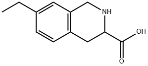 7-ETHYL-1,2,3,4-TETRAHYDROISOQUINOLINE-3-CARBOXYLIC ACID Structural