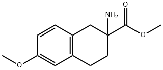 2-AMINO-6-METHOXY-1,2,3,4-TETRAHYDRO-NAPHTHALENE-2-CARBOXYLIC ACID METHYL ESTER