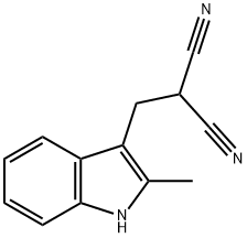 Propanedinitrile, [(2-methyl-1H-indol-3-yl)methyl]- (9CI) Structural