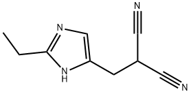 Propanedinitrile,  [(2-ethyl-1H-imidazol-4-yl)methyl]-  (9CI) Structural