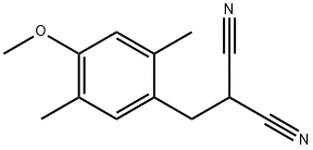 Propanedinitrile, [(4-methoxy-2,5-dimethylphenyl)methyl]- (9CI) Structural