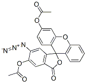 5(6)-AZIDOFLUORESCEIN DIACETATE Structural