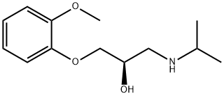 2-Propanol, 1-(2-methoxyphenoxy)-3-((1-methylethyl)amino)-, (R)-