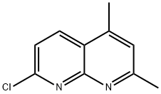 7-CHLORO-2,4-DIMETHYL-[1,8]NAPHTHYRIDINE Structural