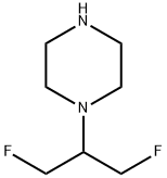 Piperazine, 1-[2-fluoro-1-(fluoromethyl)ethyl]- (9CI) Structural