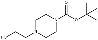 TERT-BUTYL 4-(2-HYDROXYETHYL)PIPERAZINE-1-CARBOXYLATE Structural